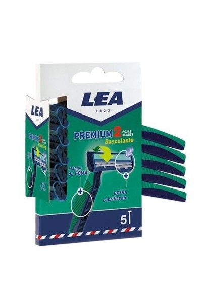 Lea Premium 2 Tilting Blades Disposable Blades Pack 5 Units