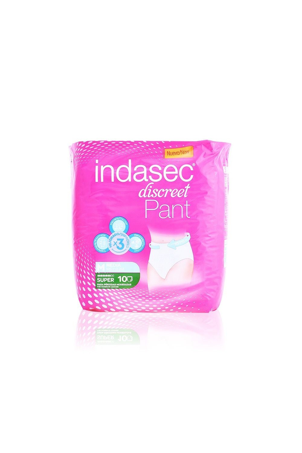 Indasec Pant Super Medium Size 10 Units
