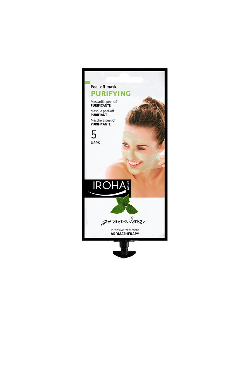 Iroha Nature Purifying Peel Off Green Tea 5 Uses