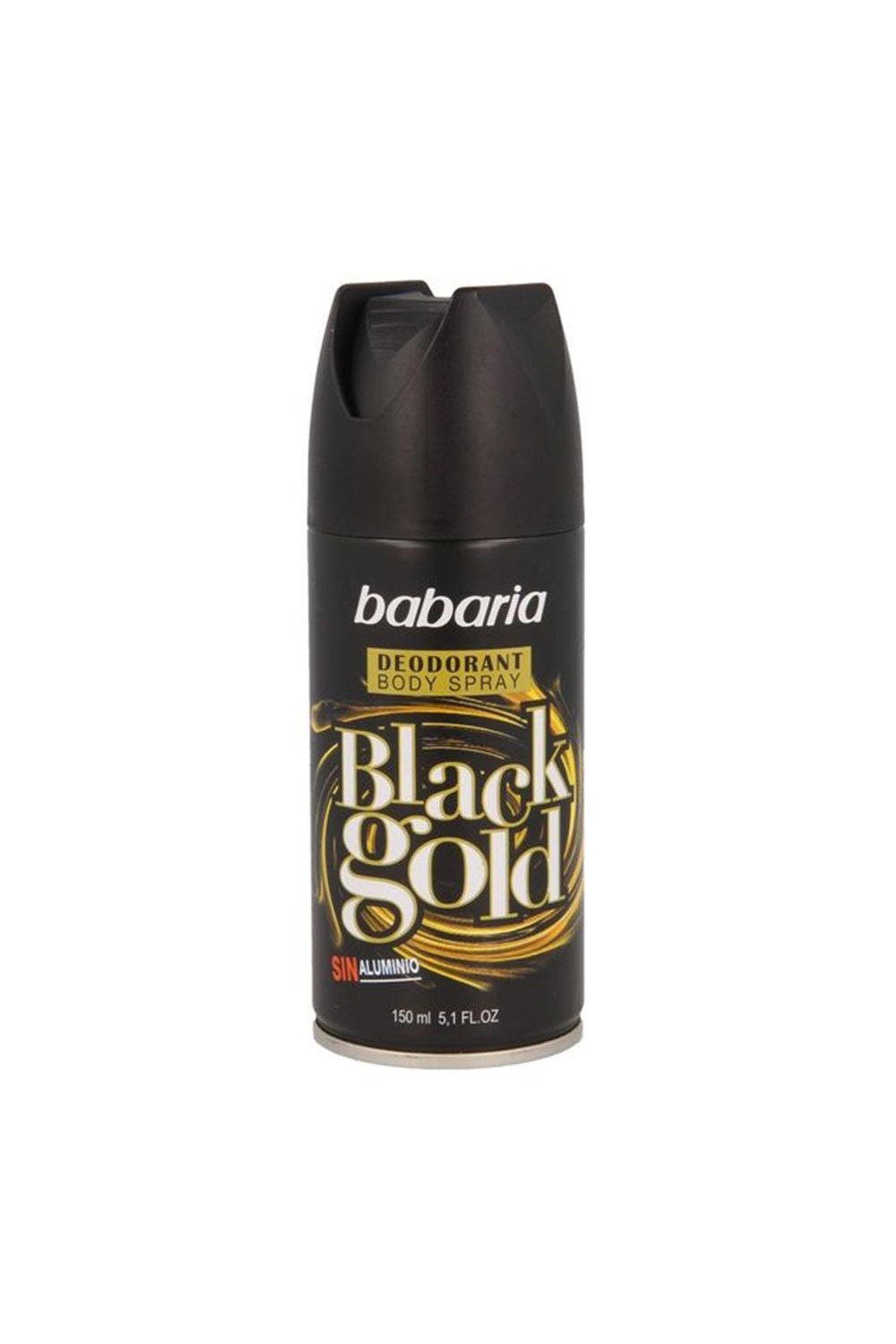 Babaria Black Gold Deodorant Spray 150ml+50ml Free