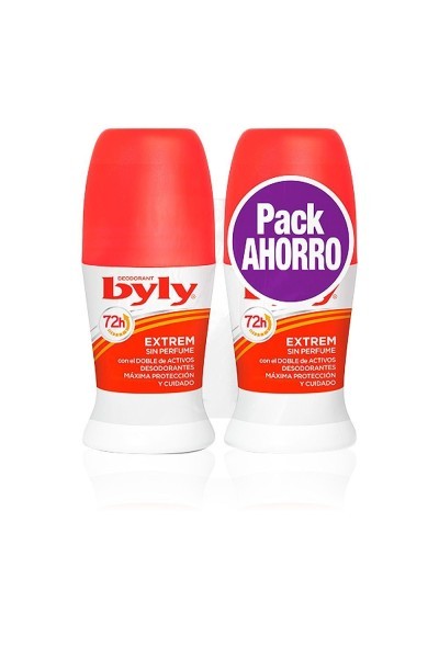 Byly Extrem Roll On Deodorant 2x50ml