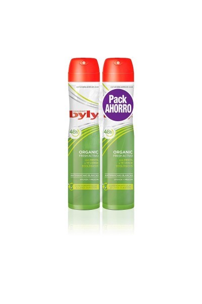 Byly Organic Extra Fresh Deodorant Spray 2x200ml