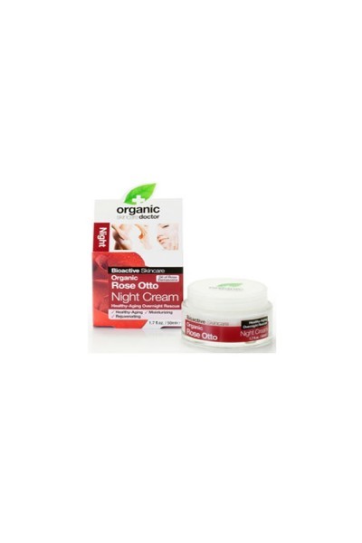 DR. ORGANIC - Dr Organic Rose Otto Night Cream 50ml