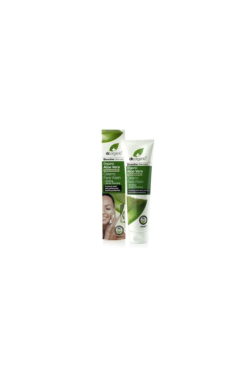 DR. ORGANIC - Dr Organic Aloe Vera Cream Face Wash 150ml