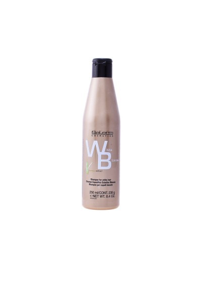 Salerm Cosmetics White Shampoo For White Hair 250ml
