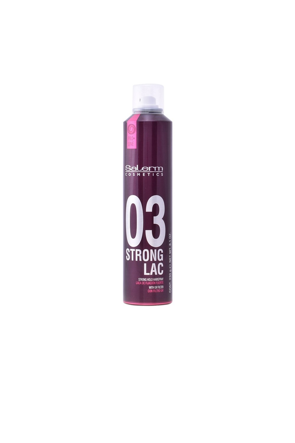 Salerm Cosmetics Strong Lac 03 Strong Hold Hair Spray 405ml