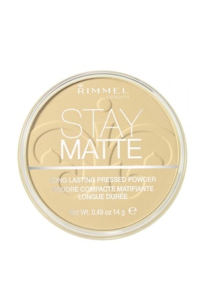 RIMMEL LONDON - Rimmel Stay Matte Pressed Powder 005 Silky Beige