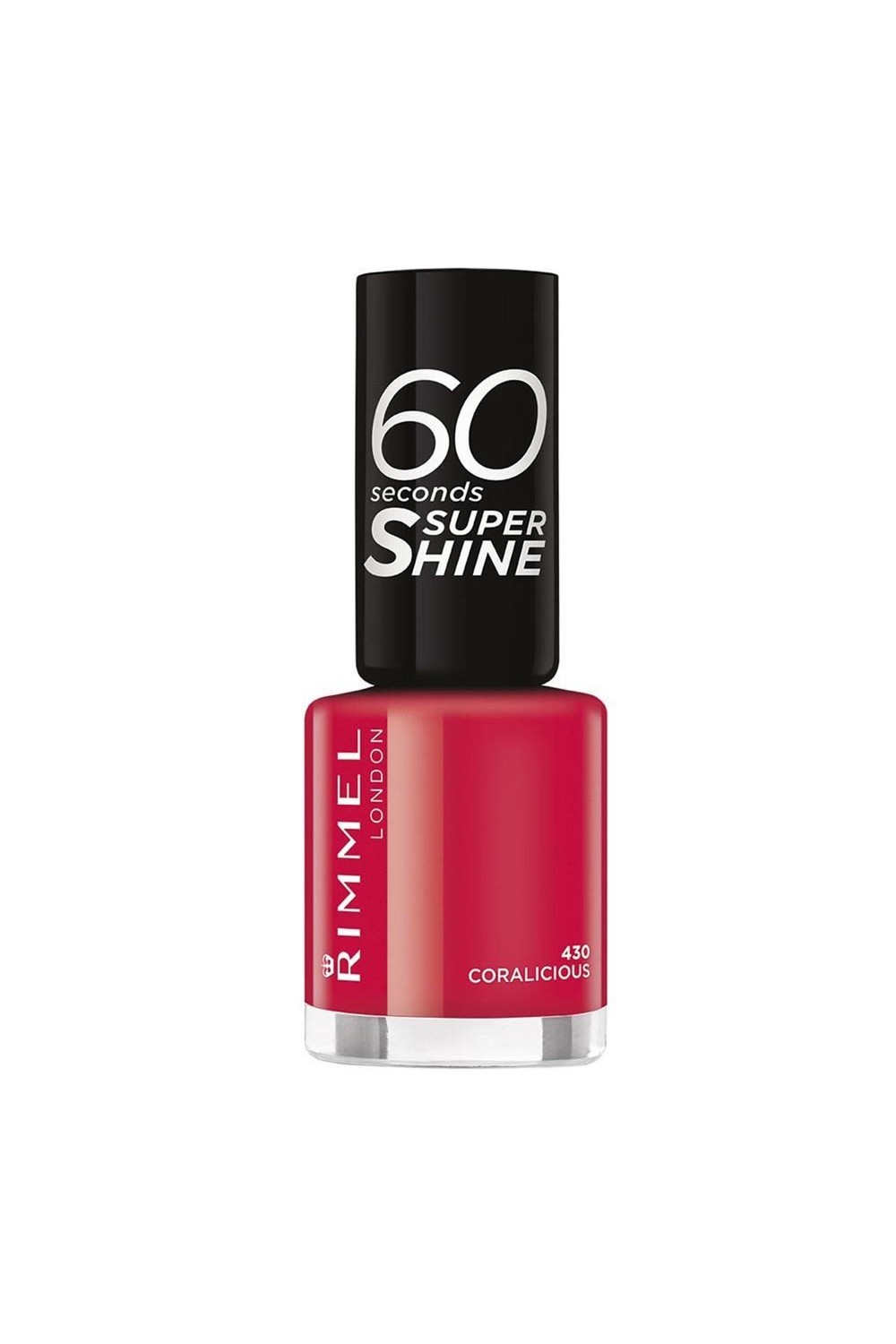 Rimmel London 60 Seconds Super Shine Nail Lacquer 430 Coralicious