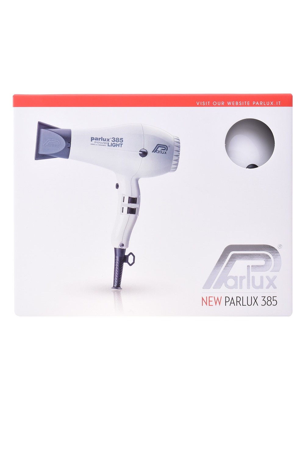 Parlux Hair Dryer 385 Power Light White