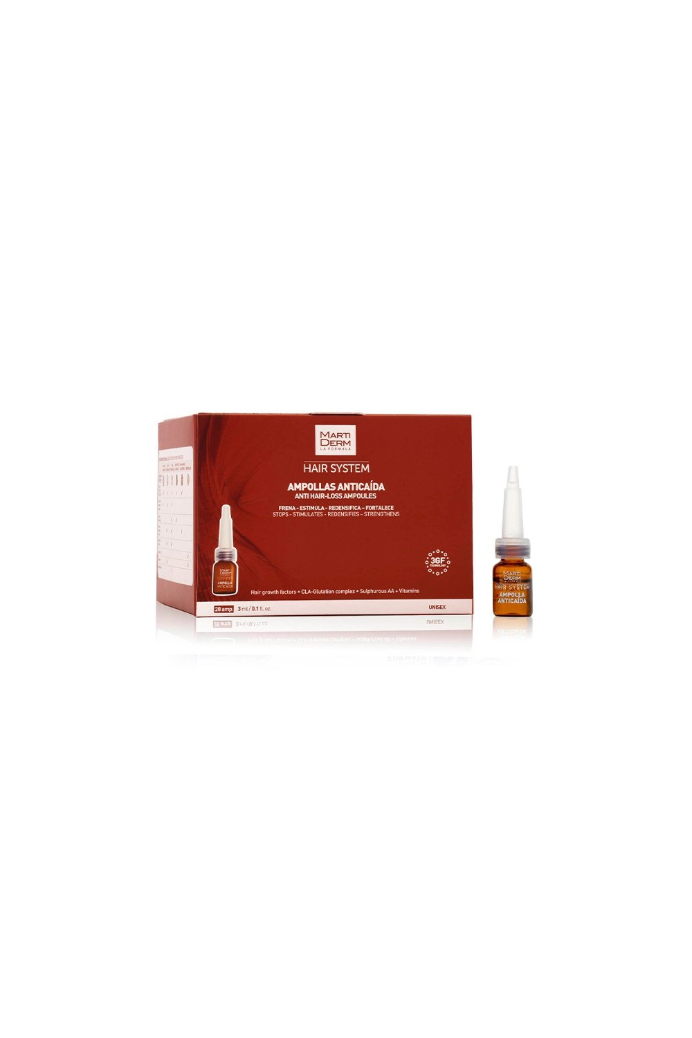 Martiderm Hair System Anti-Hair Lose 28 Ampoules