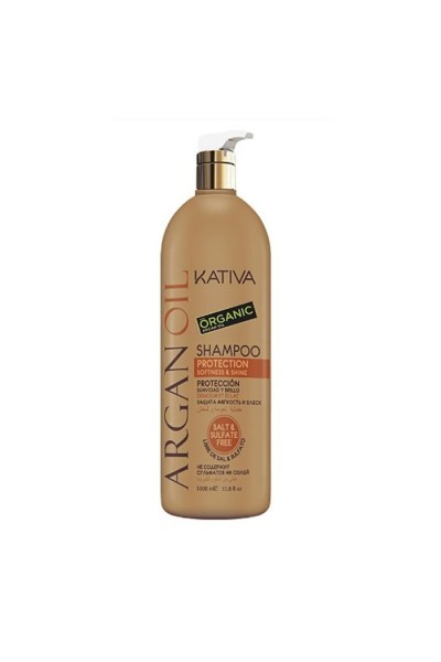 Kativa Argan Oil Shampoo Protection Softness & Shine 1000ml