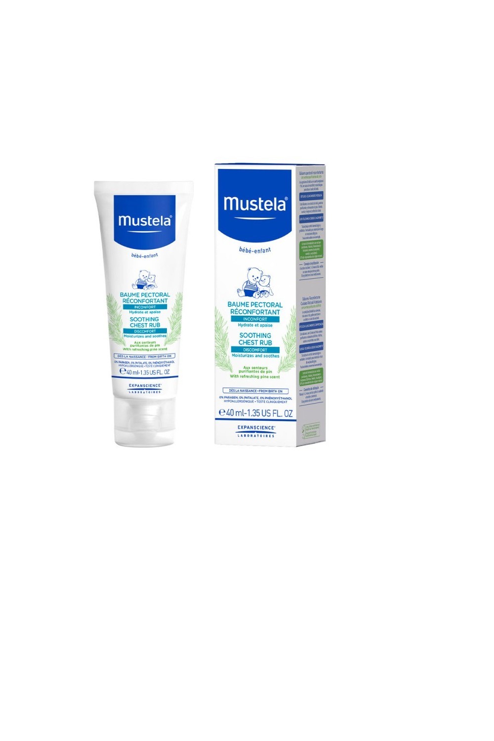 Mustela Soothing Chest Rub 40ml