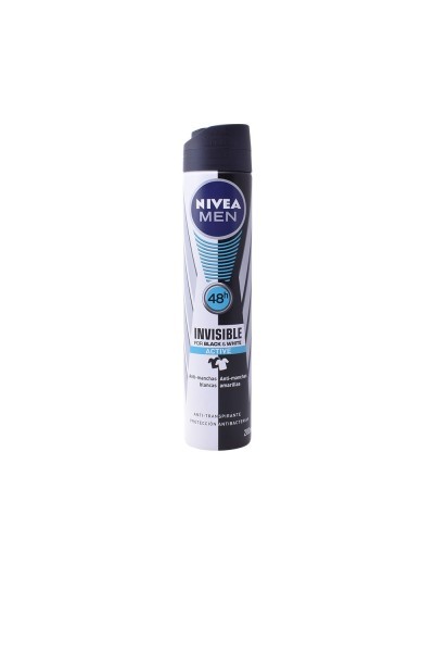 Nivea Men Invisible For Black And White Active Deodorant Spray 200ml