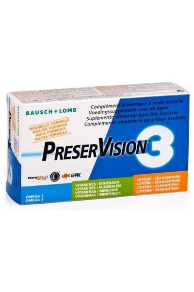 BAUSCH+LOMB - Preservision 3 60 Capsules