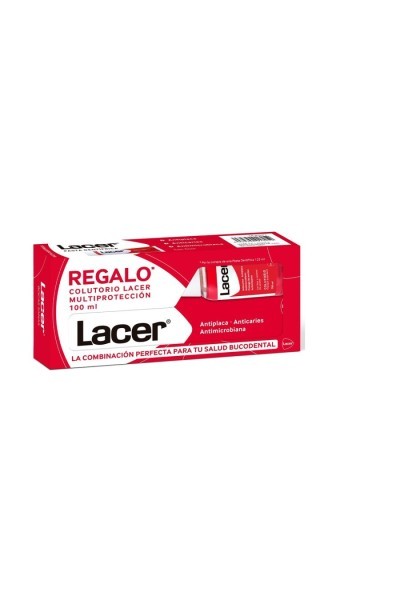 Lacer Toothpaste 225ml + Mouthwash 100ml
