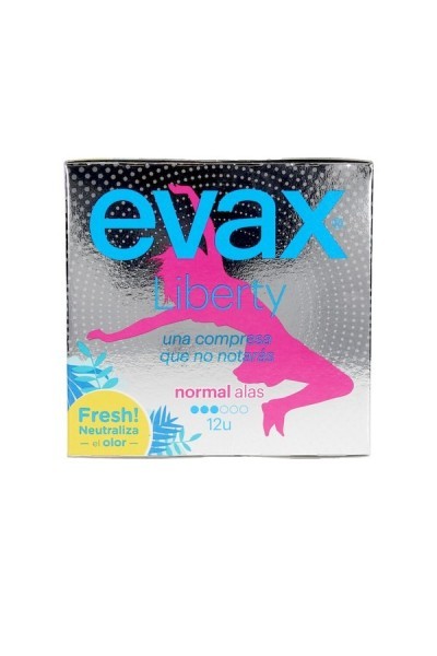 Evax Liberty Normal With Wings Sanitary Towels 12 Units