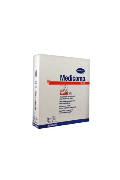 Hartmann Medicomp Sterile Gauze 10x10cm 10x2 Units