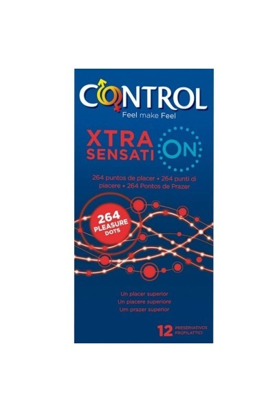 Condoms Control Xtra Sensation 12 pieces