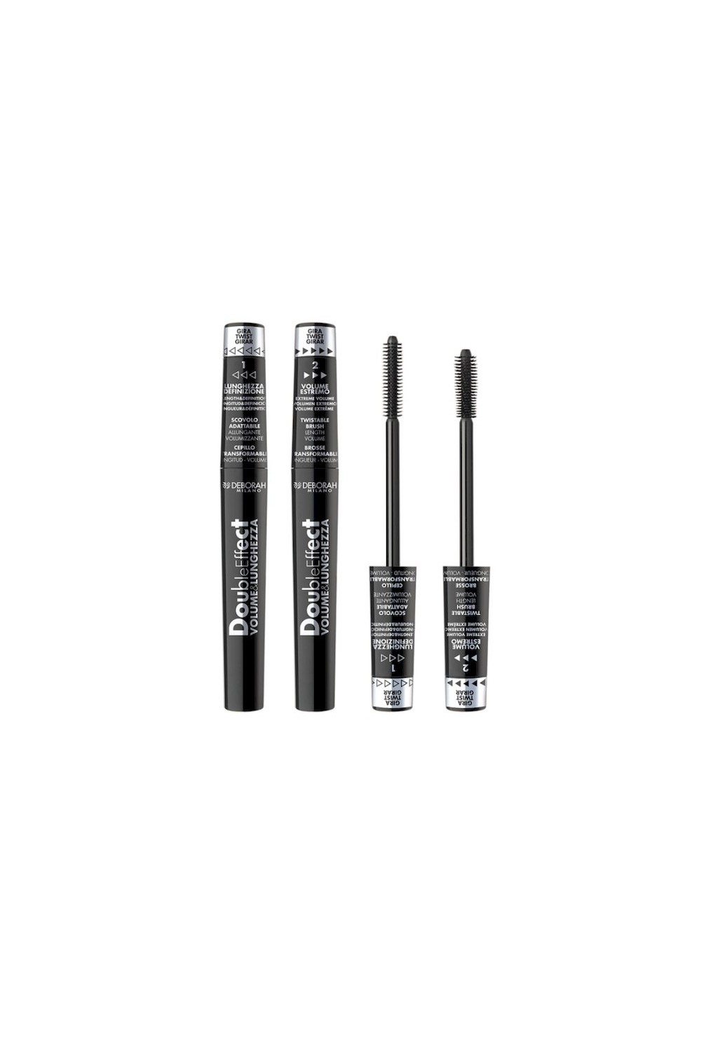 Deborah Milano Double Effect Mascara Black