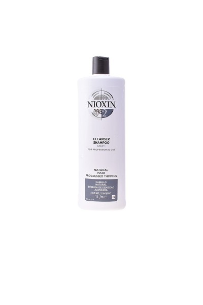 Nioxin System 2 Shampoo Volumizing Very Weak Fine Hair 1000ml