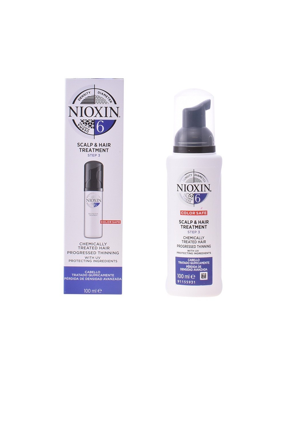 Nioxin System 6 Sclap Treatment Very Weak Coarse Hair 100ml