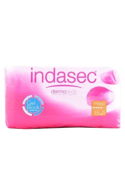 Indasec Dermoseda Compresses Incontinence Maxi 15 Units