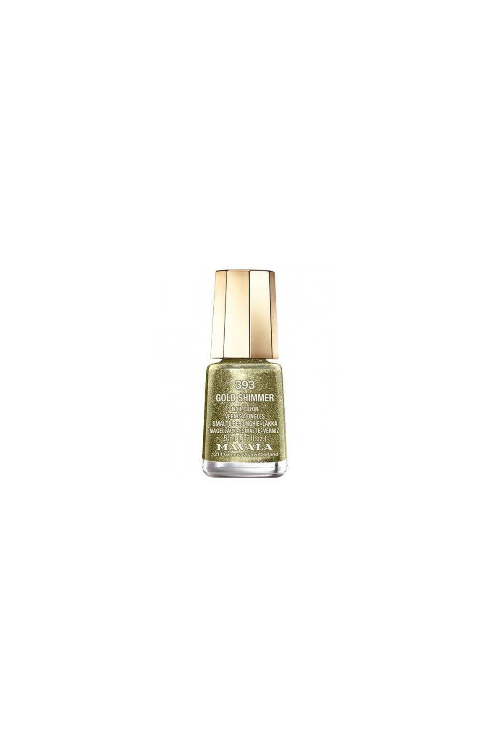 Mavala Nail Polish 393 Gold Shimmer 5ml