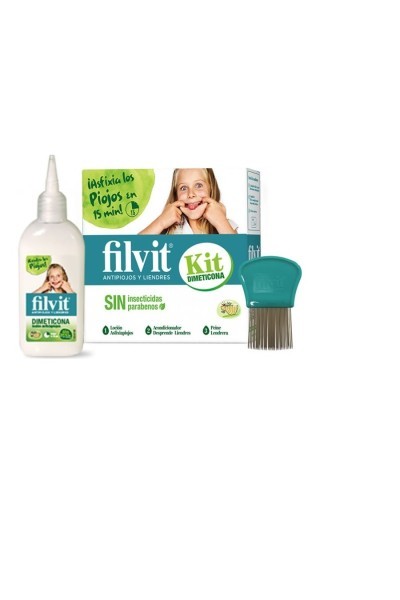 Filvit Dimeticona Anti Lice Lotion 125ml Set 3 Pieces