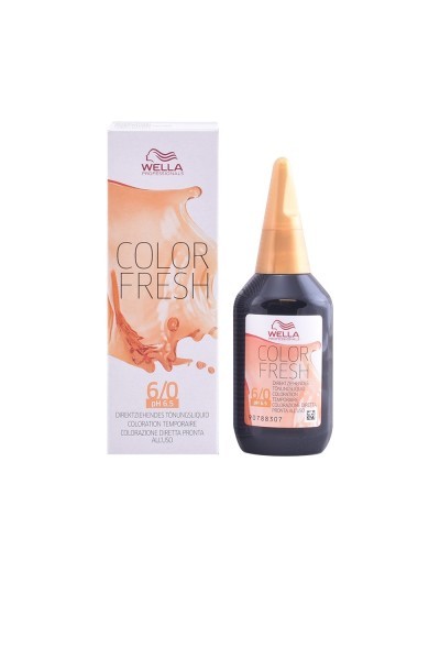 Wella Color Fresh Semi Permanent Color Ammonia Free 6.0 75ml