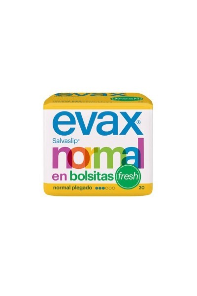 Evax  Normal Fresh Pantyliners Small Bags 20 Units