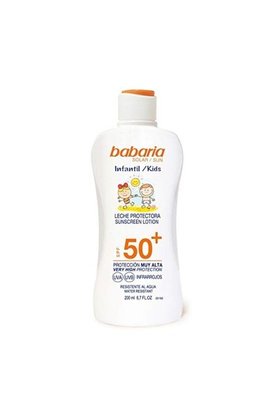 Babaria Sun Kids Sunscreen Lotion Water Resistant Spf50 200ml