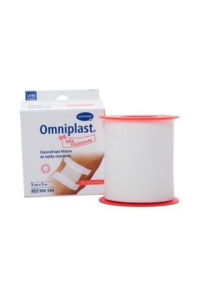 Hartmann Omniplast Adhesive Tape White 5cmx5m