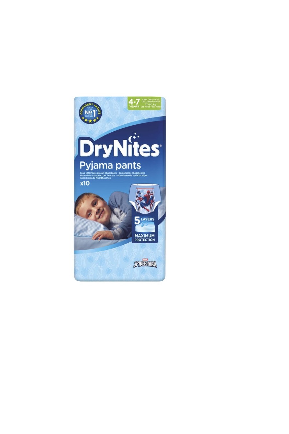 Drynites Pyjama Pants 4-7 Years 10 Units