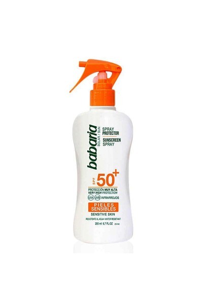 Babaria Sunscreen Spray For Sensitive Skin Spf50 200ml