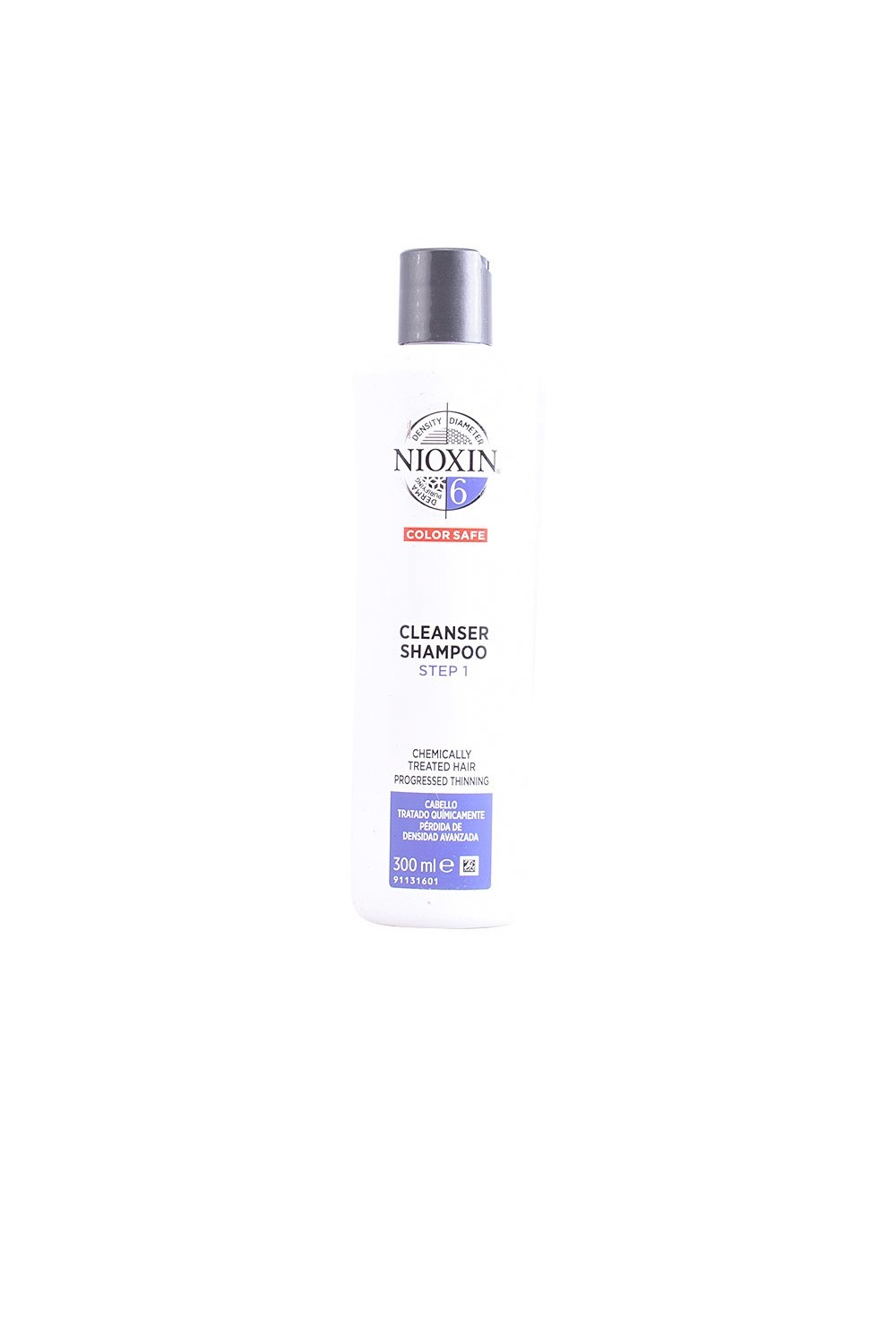 Nioxin System 6 Shampoo Volumizing Very Weak Fine Hair Chemically Treated Hair 300ml