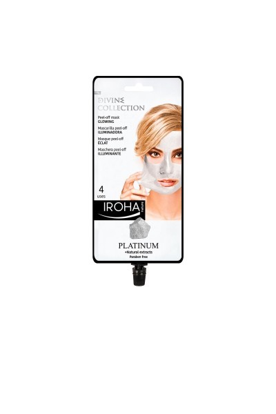 Iroha Nature Platinum Peel Off Mask Glowing 4 Uses