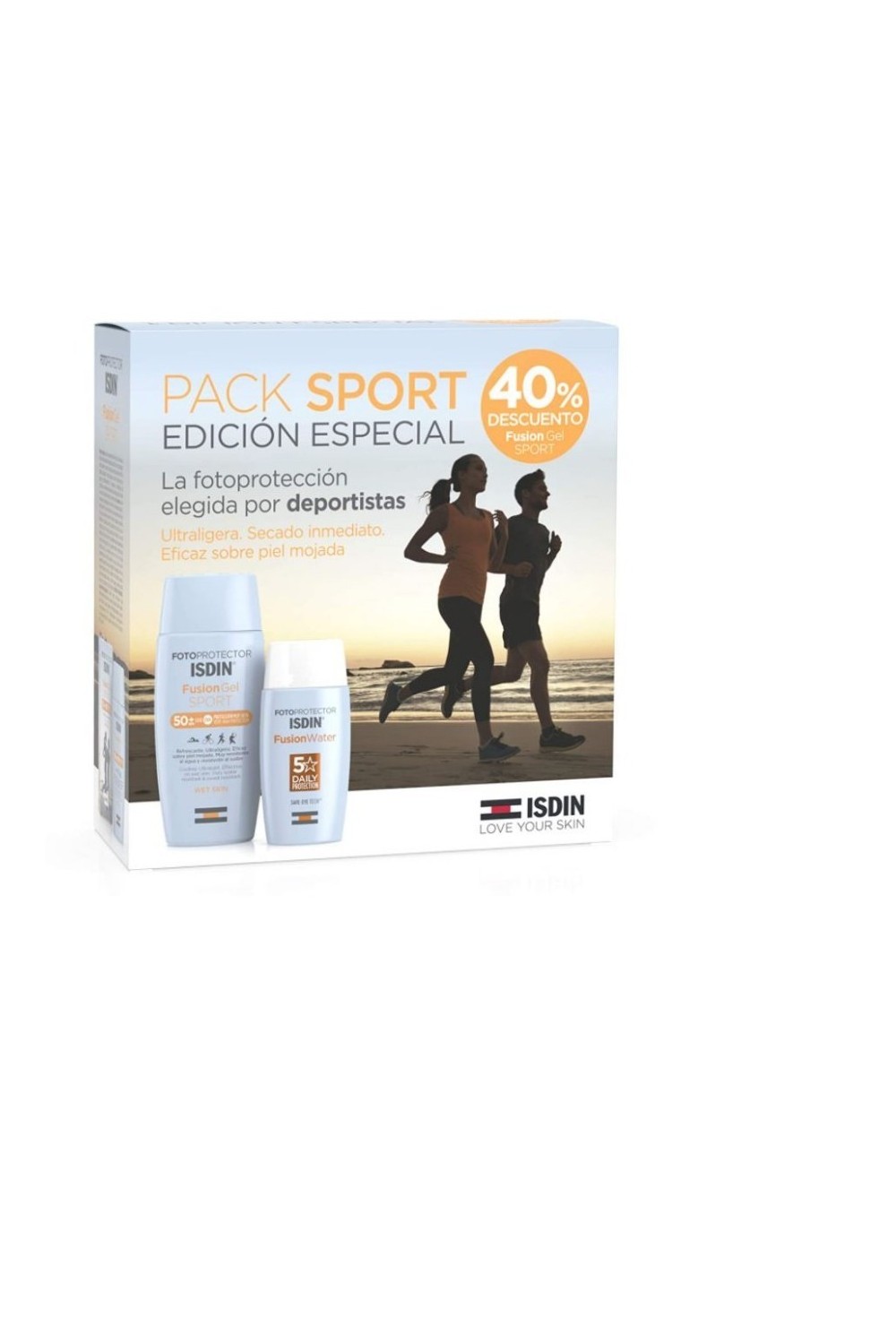 Isdin Fotoprotector Fusion Gel Sport Spf50 100ml + Fusion Water 50ml