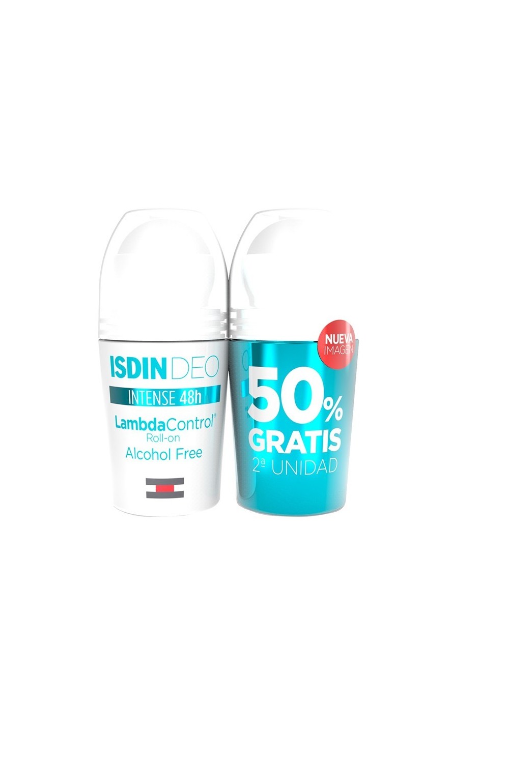 Isdin Deodorant Roll-on Lambda Control 48H 2x50ml