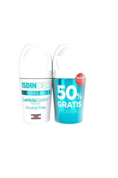 Isdin Deodorant Roll-on Lambda Control 48H 2x50ml