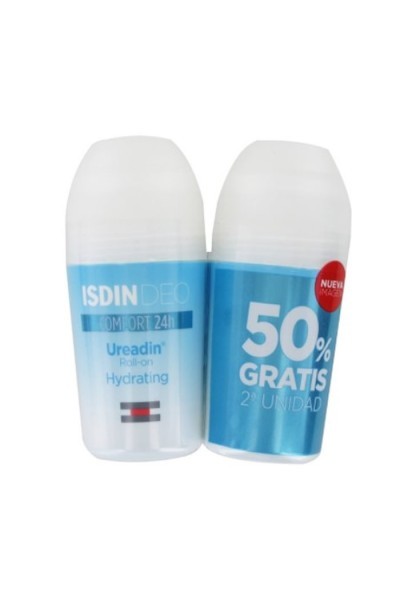 Isdin Ureadin Moisturizing Roll On Deodorant 2x50ml