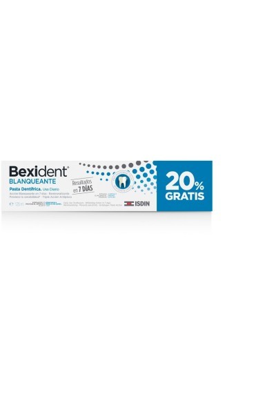 Isdin Pack Bexident Whitening Paste 20% Extra 125ml