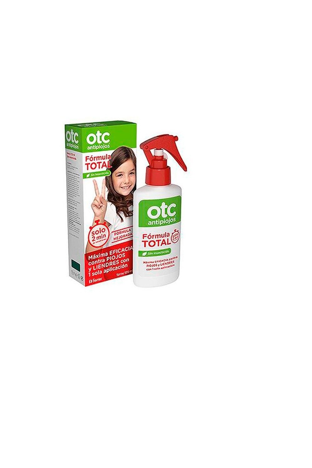 Otc Anti-Lice Total Formula 2 Minutes Spray 125ml