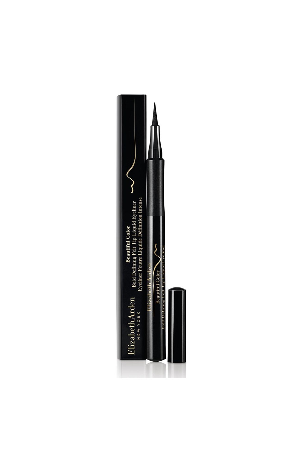 Elizabeth Arden Beautiful Color Bold Defining Felt Tip Liquid Eyeliner Black