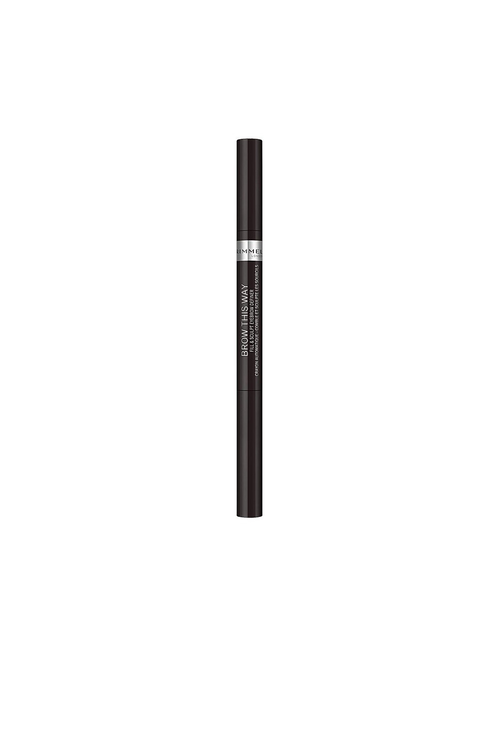 Rimmel London Brow This Way Fill And Sculp Eyebrow Definer 004 Soft Black 0.25g