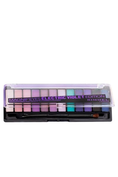 Rimmel London Magnif'Eyes Eyeshadow Palette 008 Electric Violet 12 Shades