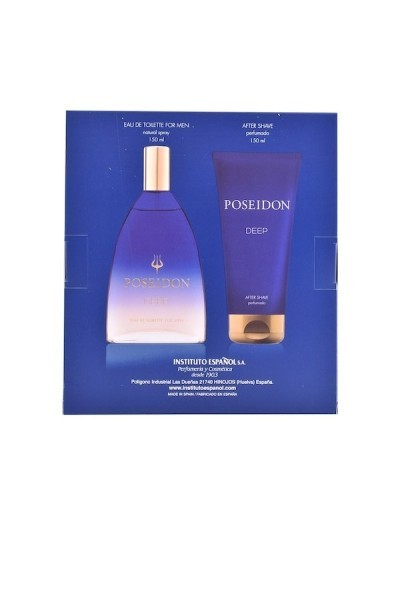 INSTITUTO ESPAÑOL - Institito Español Poseidon Deep Eau De Toilette Spray 150ml Set 2 Pieces