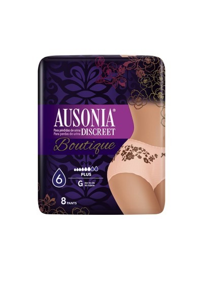 Ausonia Discreet Boutique Braguitas-Pants 8 Units