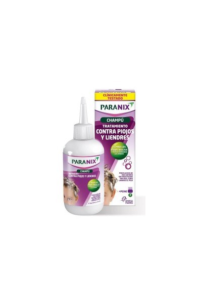 Perrigo Paranix Shampoo Treatment Against Lice and Nits 200ml Comb