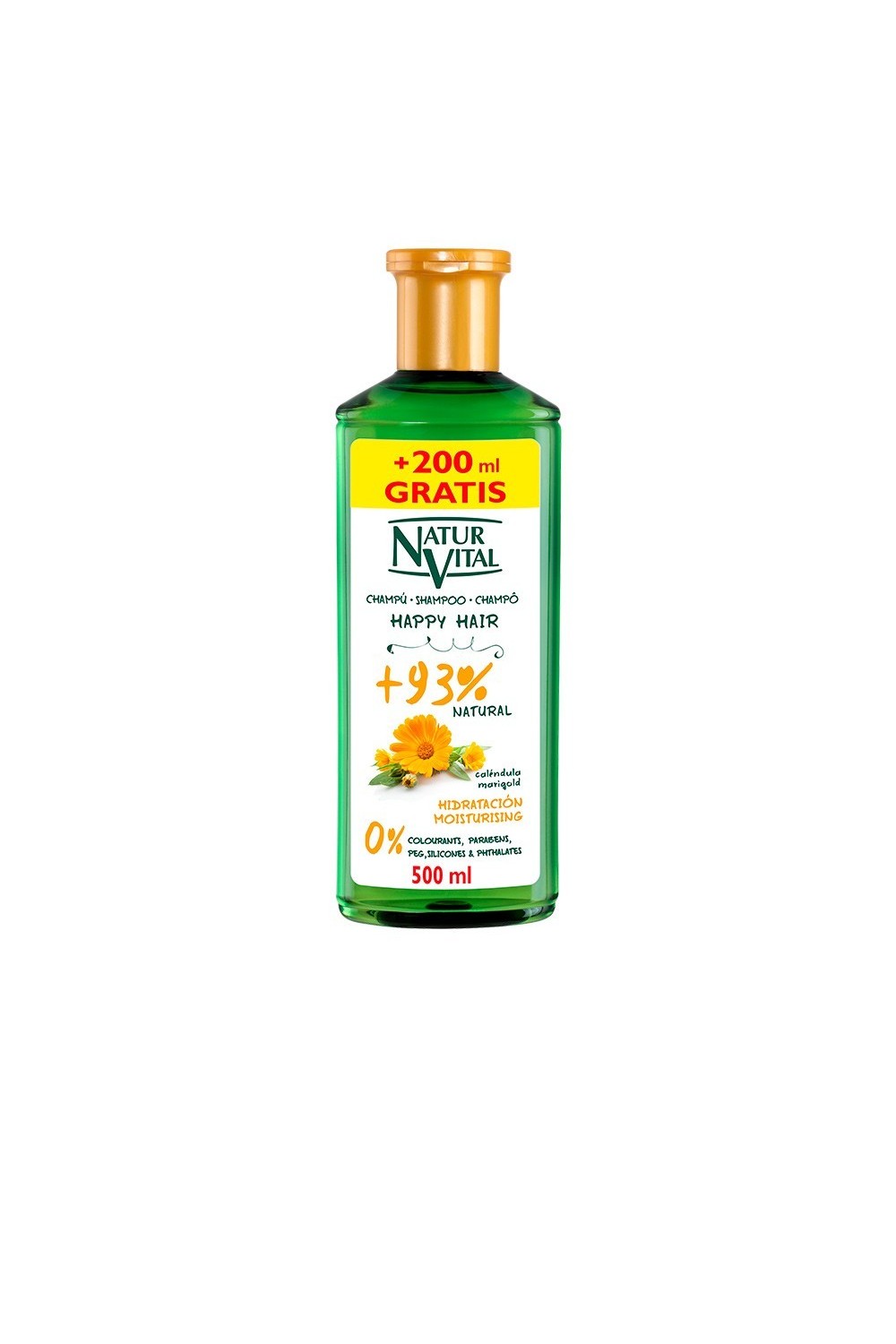 Naturaleza Y Vida Happy Hair Hydration 0% Shampoo 500ml