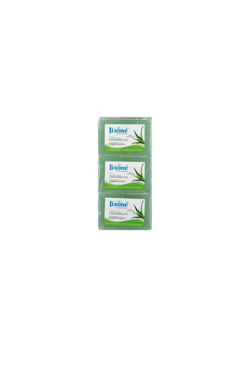 LIXONÉ - Lixoné Aloe Vera Soap Dry Or Sensitive Skin 3x125g